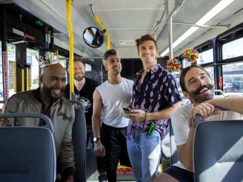 The hosts of Queer Eye, Antoni Porowski, Karamo Brown, Jonathan Van Ness, Tan France and Bobby Berk (Netflix/PA)