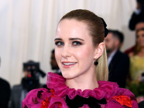 Actress Rachel Brosnahan has paid tribute to her aunt Kate Spade on the first anniversary of the fashion designer’s death (Jennifer Graylock/PA)