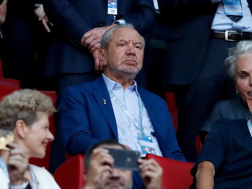 Lord Alan Sugar appeared on Piers Morgan’s life stories (Martin Rickett/PA)