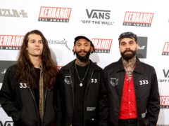 Fever 333’s Aric Improta (left to right), Stephen Harrison and Jason Aalon Butler (David Parry/PA)