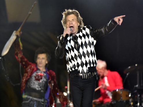 Mick Jagger performs during the No Filter tour at Soldier Field in Chicago (Rob Grabowski/Invision/AP)
