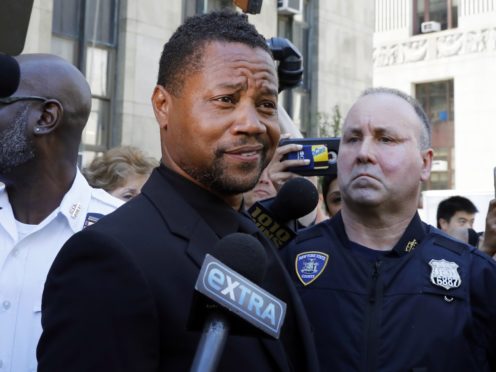 Cuba Gooding Jr leaves court in New York (AP Photo/Richard Drew)