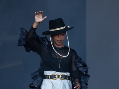Lauryn Hill grappled with sound issues throughout her Glastonbury set after arriving on stage late (Aaron Chown/PA)