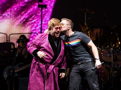 Elton John and Taron Egerton (Ben Gibson)