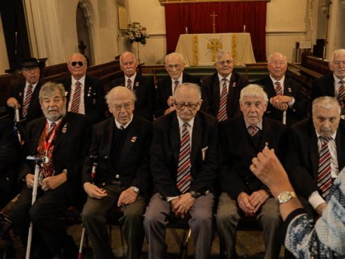 A choir of blind veterans called Vision In Song has released its first record to mark Armed Forces Day (Blind Veterans UK/ PA)