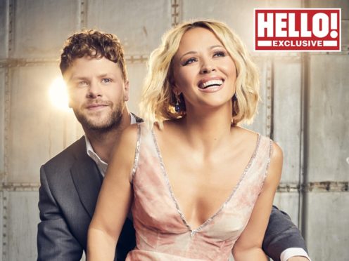 Kimberley Walsh and Jay McGuiness (Hello! magazine/PA)