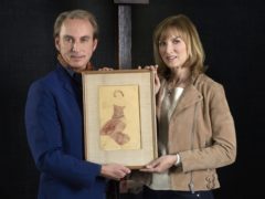 Fake Or Fortune presenter Fiona Bruce and art historian Philip Mould (Rolf Marriott/BBC/PA)
