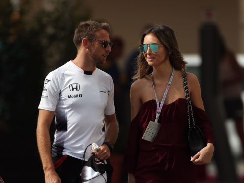 Jenson Button and Brittny Ward have welcomed their baby son (David Davies/PA)