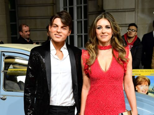 Damian and Liz Hurley (Ian West/PA)