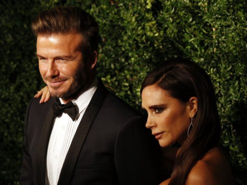 David and Victoria Beckham married 20 years ago (PA)
