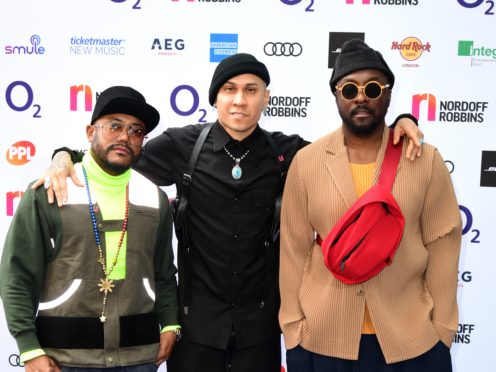 The Black Eyed Peas at the O2 Silver Clef Awards (Ian West/PA)