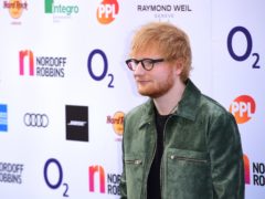 Ed Sheeran is on course for further chart success. (Ian West/PA)