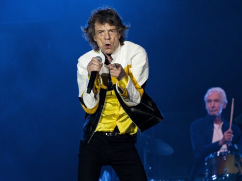 Sir Mick Jagger poked fun at Donald Trump during a performing in Massachusetts (Robert E Klein/Invision/AP)