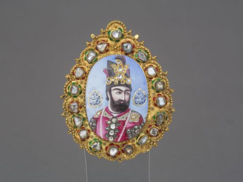 Portrait medal of Muhammad Shah Qajar, c 1835 (Islamic ArtsMuseum Malaysia)