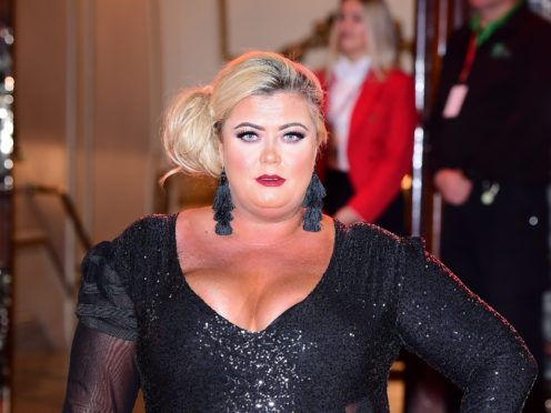 Gemma Collins has urged young girls to be ‘free’ (Ian West/PA)