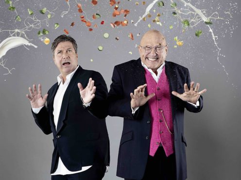 Hosts John Torode, left, and Gregg Wallace, as MasterChef and spin-off series land new three-year deal (BBC/PA)