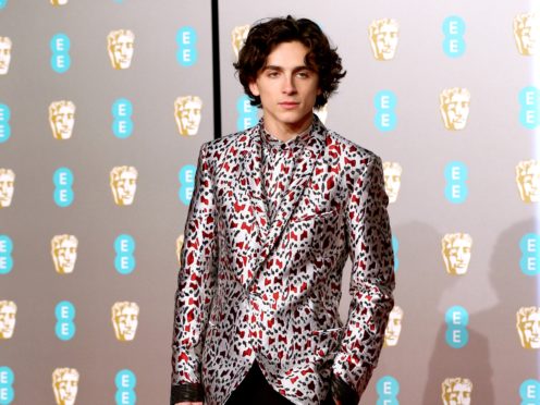 Timothee Chalamet (Jonathan Brady/PA)