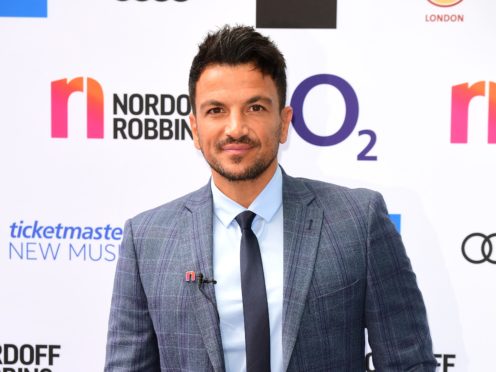 Peter Andre surprised his wife. (Ian West/PA)
