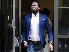 File picture of rapper Meek Mill departing from the criminal justice centre in Philadelphia after a status hearing (Matt Rourke/AP)