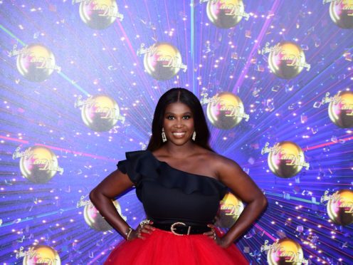 Motsi Mabuse arriving at the red carpet launch of Strictly Come Dancing (Ian West/PA)