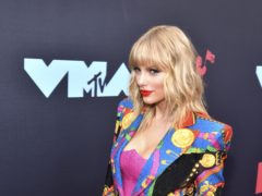 Taylor Swift arrives at the MTV Video Music Awards (Charles Sykes/Invision/AP)