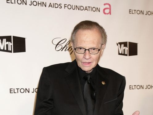 Larry King and Shawn King have two adult sons (Yui Mok/PA)