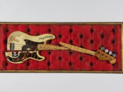 Paul Simonon’s broken bass guitar (The Clash archive/PA)