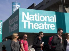The National Theatre on the South Bank of the River Thames in London (Justin Tallis/PA)