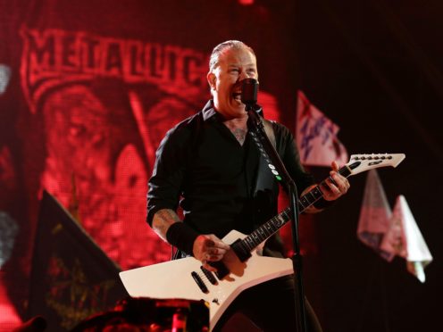 James Hetfield of Metallica (Yui Mok/PA)