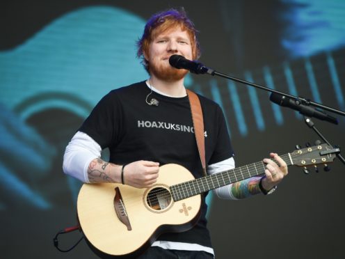 Ed Sheeran (Ben Birchall/PA)