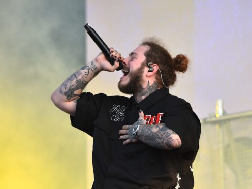 Post Malone is top of the charts (Matt Crossick/PA)