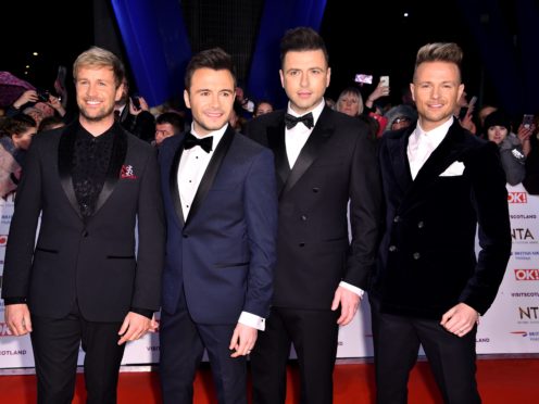 Westlife’s Kian Egan, Shane Filan, Markus Feehily and Nicky Byrne (left-right) (Matt Crossick/PA)