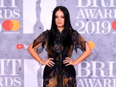 Lily Allen attending the Brit Awards (Ian West/PA)