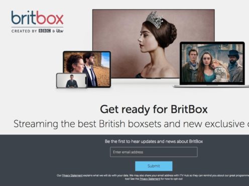 BritBox homepage (ritBox/PA)