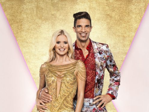 David James with his dance partner Nadiya Bychkova (Ray Burmiston/BBC)