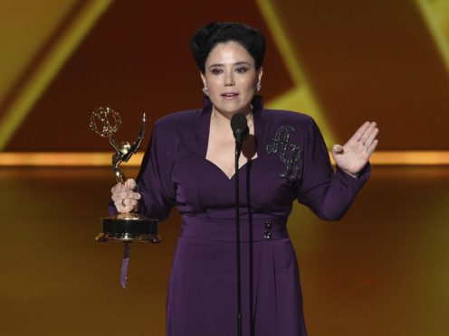 The Marvelous Mrs Maisel star Alex Borstein dedicated her Emmy Award win to her Holocaust survivor grandmother (Chris Pizzello/Invision/AP)