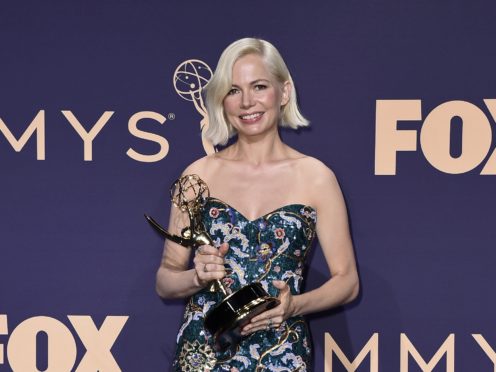 Actress Michelle Williams made an impassioned plea for gender pay equality as she accepted an award at the Emmys (Jordan Strauss/Invision/AP)