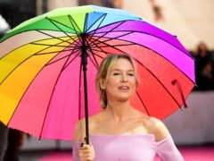 Renee Zellweger arriving for the Judy European premiere held at the Curzon Theatre, Mayfair, London (Ian West/PA)