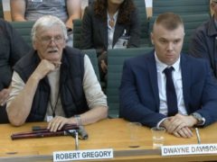 Robert Gregory and Dwayne Davison (House of Commons/PA)