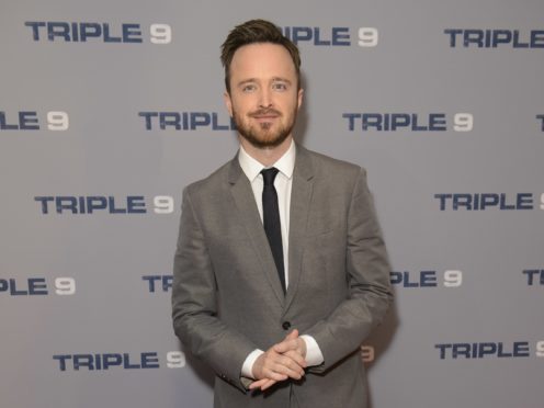 Cast members Aaron Paul, left, and Bryan Cranston arrive at the Los Angeles premiere of “El Camino: A Breaking Bad Movie,” at the Regency Village Theatre, Monday, Oct. 7, 2019, in Westwood, Calif. (Photo by Jordan Strauss/Invision/AP)