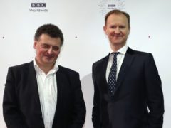Steven Moffat (left) and Mark Gatiss (Peter Byrne/PA)