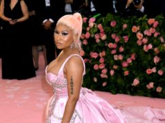 Nicki Minaj said she was being ‘sarcastic’ after claiming to have recorded a song and filmed a music video with Adele (Jennifer Graylock/PA)