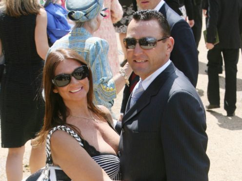 Vinnie Jones and his wife Tanya in 2009 (Lewis Whyld/PA)