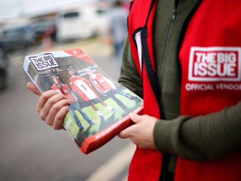 The Big Issue is partnering with Bonnier Books to publish the book (Paul Harding/PA)