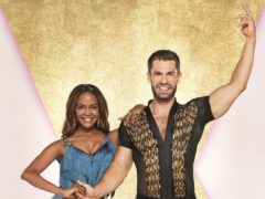 Kelvin Fletcher and Oti Mabuse (Ray Burmiston/BBC)