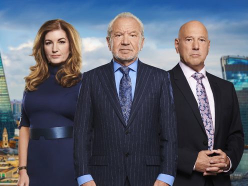 Karren Brady, Lord Sugar and Claude Littner (BBC)