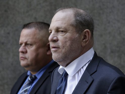 Harvey Weinstein, right, leaves State Supreme Court in New York (AP/Seth Wenig)