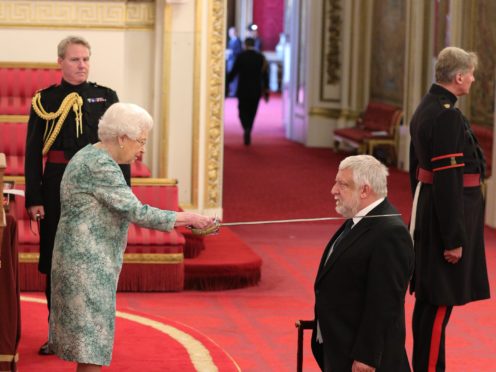 Sir Simon Russell Beale is made a Knight Bachelor of the British Empire (Yui Mok/PA)