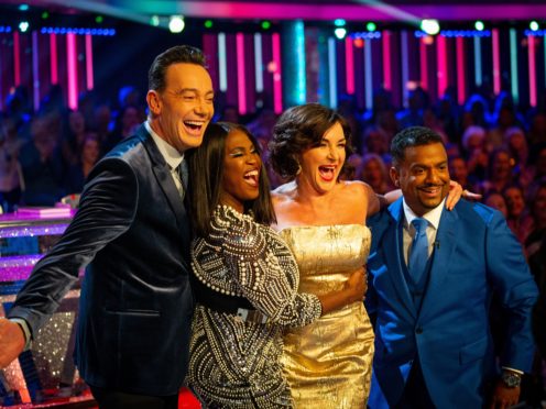 Craig Revel Horwood, Motsi Mabuse, Shirley Ballas and Alfonso Ribeiro (Guy Levy/BBC)