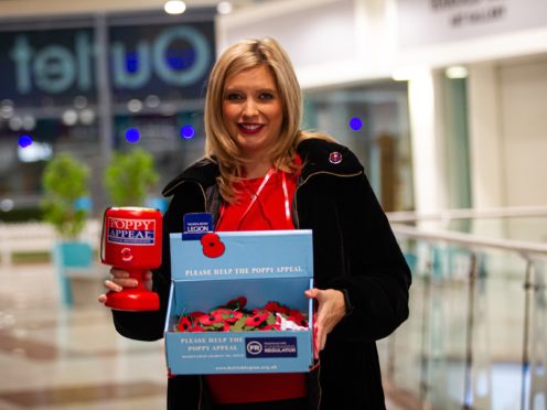 Rachel Riley is among the stars backing the new Poppy Appeal campaign (Royal British Legion/PA)